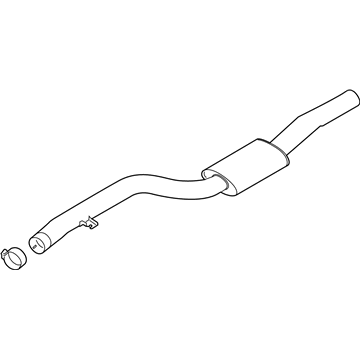 BMW 18-30-8-637-983 Front Silencer