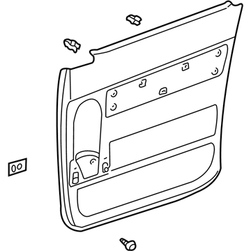 Toyota 67680-08040-E0 Door Trim Panel