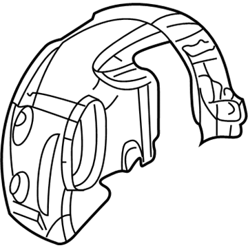 Mopar 4814854AC Shield-WHEELHOUSE