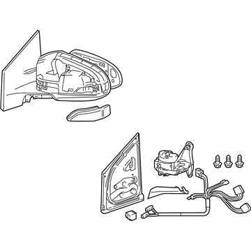 Toyota 87940-12E90 Mirror Assembly