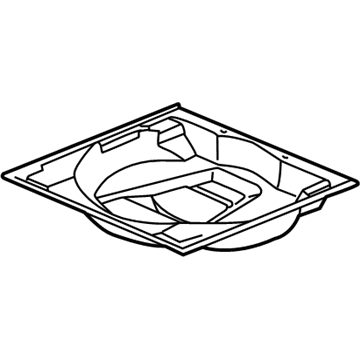 Honda 83823-S9A-003 Bucket, RR. Floor