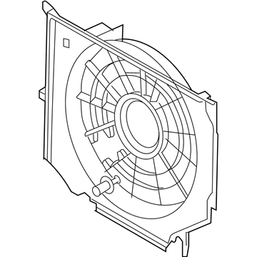 BMW 17-42-7-519-705 Fan Shroud