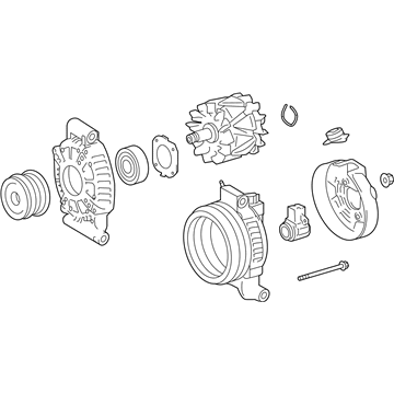 Lexus 27060-31390 Alternator Assembly With Regulator