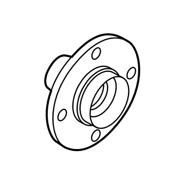 Nissan 40202-6LA0A Hub Assembly-Road Wheel, Front