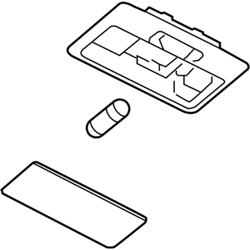 Toyota SU003-02522 Map Lamp Assembly