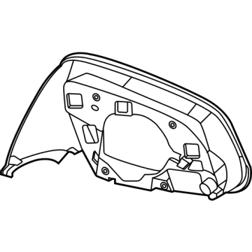 BMW 51-16-9-879-143 SUPPORTING RING, BRIGHT-BLAC