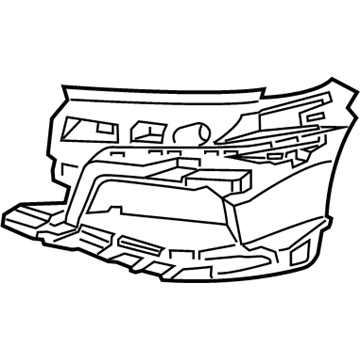 BMW 51-11-8-073-991 Insert, Bumper Front Left