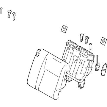 Nissan 88650-1KA3A Back-Rear Seat LH