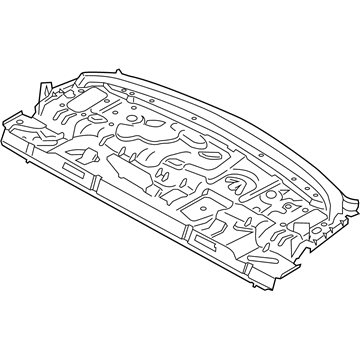 BMW 41-00-7-487-307 PARTITION, UPPER TRUNK