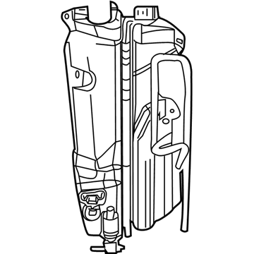 Mopar 55077465AB Bottle-COOLANT Reserve & Washer Fl