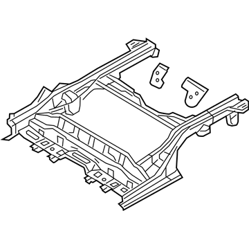 Hyundai 65700-2V102 Member Assembly-Rear Floor Under