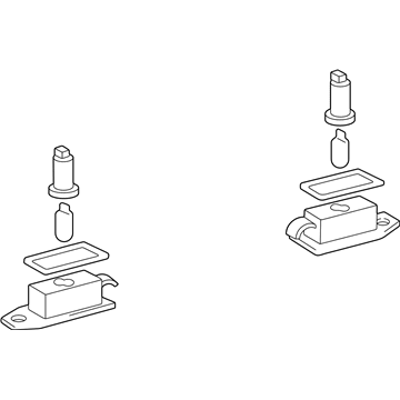 Lexus 81270-0W010 Lamp Assy, License Plate