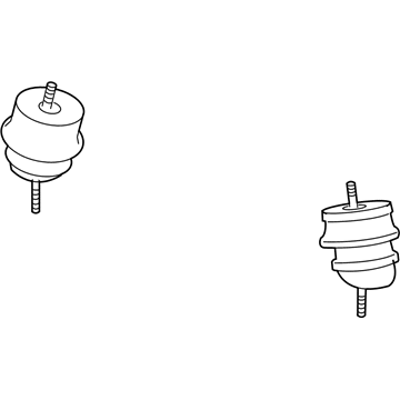 Lexus 12361-38320 INSULATOR, ENGINE MO