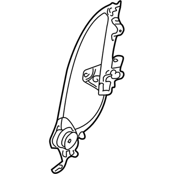 Mopar 5016518AB Rear Door Window Regulator