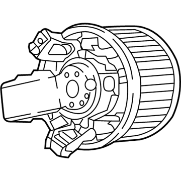 Honda 79315-THR-A61 Motor W/Fan, Rear