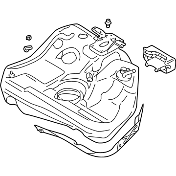 Mopar 1700A015 Fuel Tank Assembly