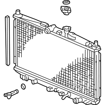 Honda 19010-PAA-A02 Radiator (Valeo)