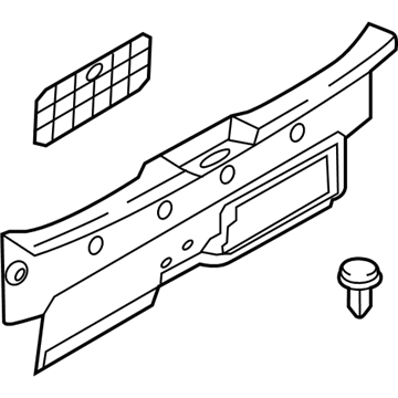 Nissan 84990-1JA0B Plate - Kicking, Tail Gate