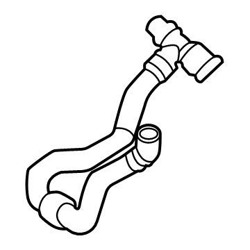 BMW 17-12-9-488-196 HOSE HEAT MANAGEMENT MODULE