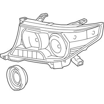 Toyota 81145-60F50 Composite Headlamp