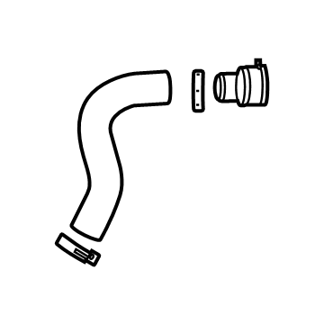 Hyundai 25414-AA400 Hose Assembly-Radiator, UPR