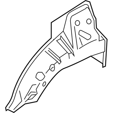 BMW 41-00-7-947-371 Rear Left Wheelhouse, Inner