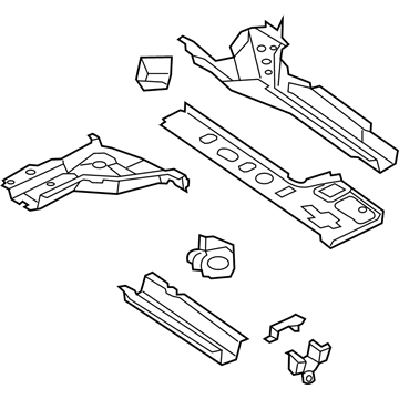 Mopar 68105046AB Rail-Rear