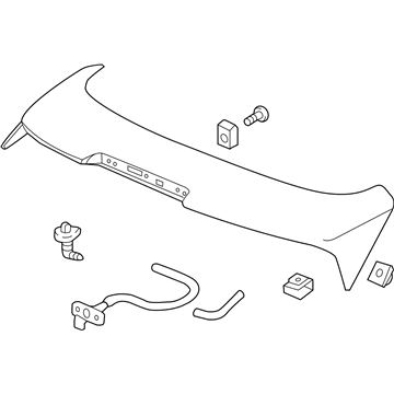 Honda 74900-T7W-003ZD Garnish *NH797M*