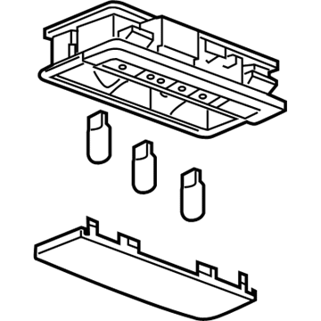 GM 13432876 Reading Lamp Assembly