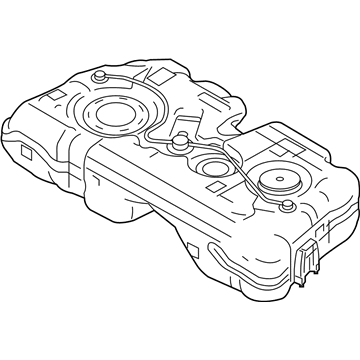 BMW 16-11-7-453-430 Plastic Fuel Tank