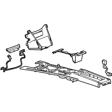 GM 20922738 Upper Trim Panel