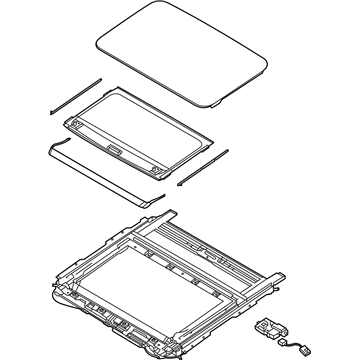 Hyundai 81600-S8000-MMH Sunroof Assembly