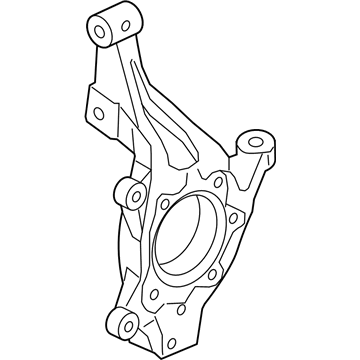 Kia 51710E6101 KNUCKLE-Front Axle, L