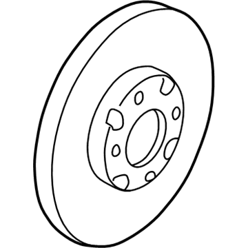 Hyundai 51712-2D370 Disc-Front Wheel Brake