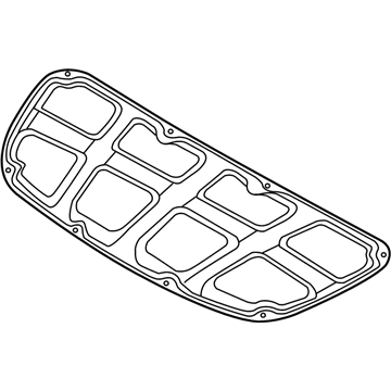 Hyundai 81125-3X000 Pad-Hood Insulating