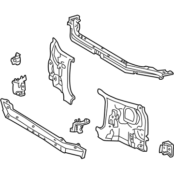 Toyota 53201-0C020 Radiator Support