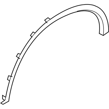 Infiniti 63860-1CB0B Moulding-Fillet, Front RH