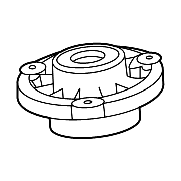 BMW 33-50-7-856-964 Support Bearing Rear Right