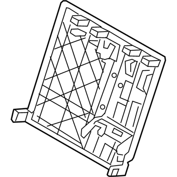 Hyundai 89410-F2110 Frame Assembly-Rear Seat Back, RH