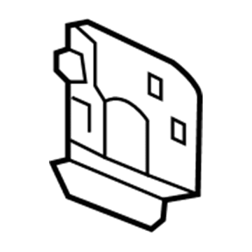 Honda 60728-TBA-315ZZ Bracketl, FRbprextn