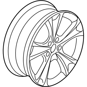 Honda 42700-TE1-A83 Disk, Aluminum Wheel (18X8J) (Tpms) (Enkei)