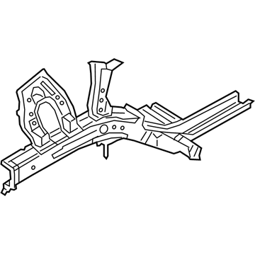 Hyundai 64602-G3000 Member Assembly-Front Side, RH