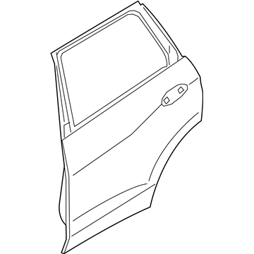 BMW 41-52-2-642-779 Door Rear Left