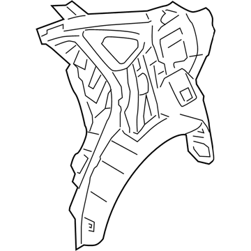 Hyundai 71602-2H030 Panel Assembly-Quarter Inner, RH