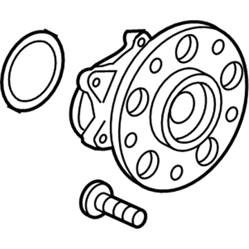 Honda 42200-TR3-A01 Bearing Assembly, Rear Hub Unit