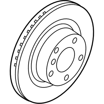 BMW 34-21-6-864-900 Brake Disc, Ventilated