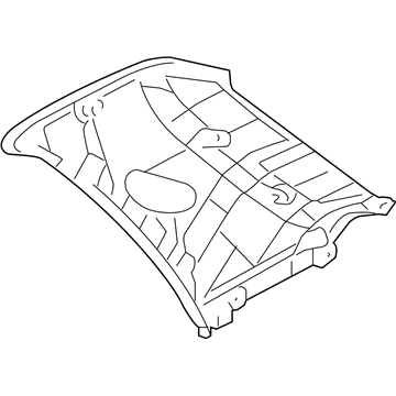 Kia 858501F000EZ Trim Assembly-'C' Pillar