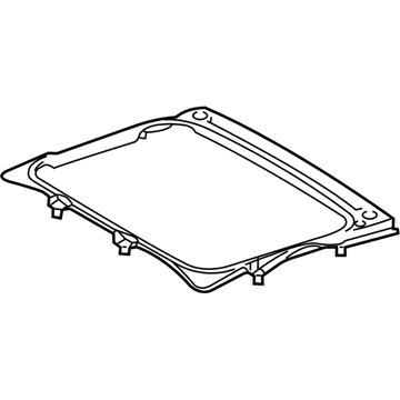 Lexus 63142-53030 Reinforcement, Roof