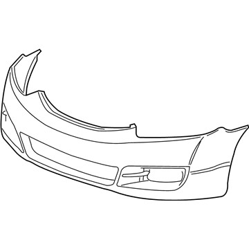 Honda 04711-SVA-A80ZZ Face, Front Bumper (Dot)