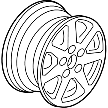 Honda 42700-SDB-A02 Disk, Aluminum Wheel (16X6 1/2Jj) (Hitachi)